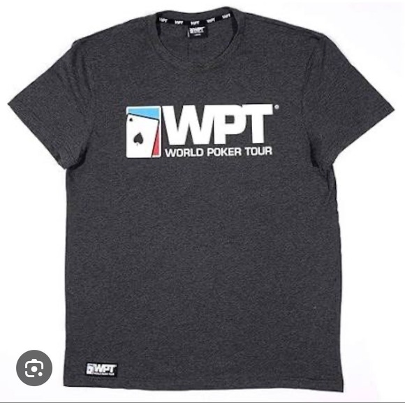 Tourneau Other - World Poker Tour Dark Gray T-Shirt Short Sleeve New With Tags